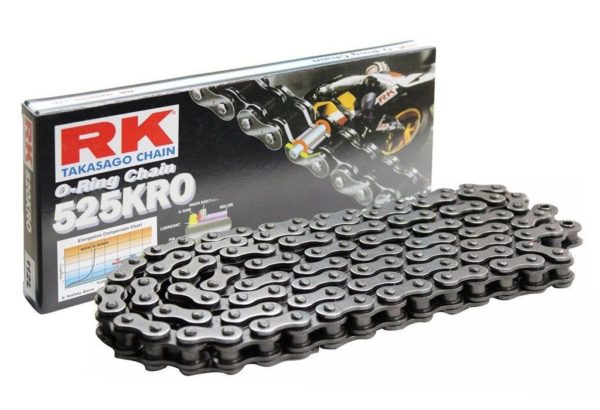 Cadena RK 525KRO con 36 eslabones negro