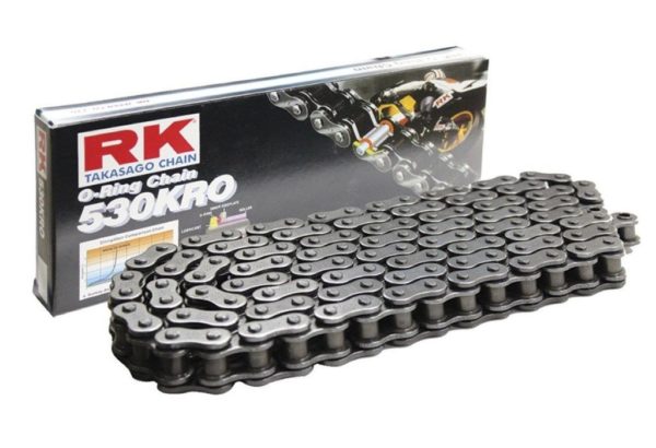 PARA TU MOTO UNIVERSAL - Cadena RK 530KRO con 60 eslabones negro -