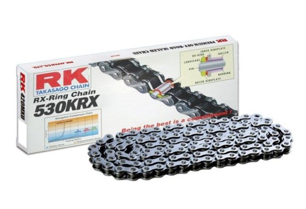 Cadena RK 530KRX con 136 eslabones negro