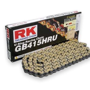 Cadena RK GB415HRU con 124 eslabones oro