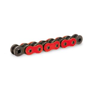 Cadena RK FR520MXZ4 con 94 eslabones rojo fluor