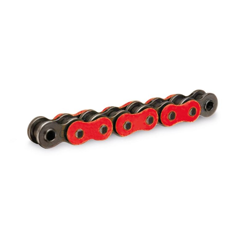 Cadena RK FR520MXZ4 con 94 eslabones rojo fluor