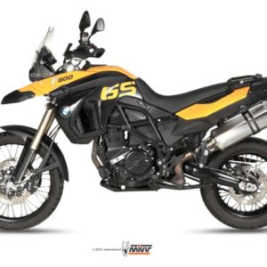 Mivv Speed edge acero inox, copa carbono BMW F 800 GS 2008+