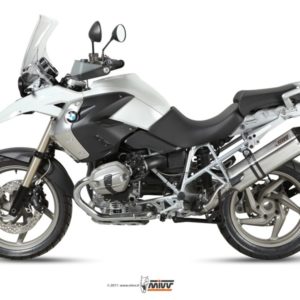 Mivv Speed edge acero inox, copa carbono BMW R 1200 GS (2010 en adelante)