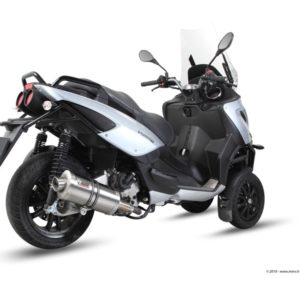 Escape Mivv OVAL TITANIO Gilera Fuoco 500 2007+