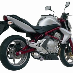 Escape MIVV Kawasaki ER 6 n/f 2005+ OVAL TITANIO