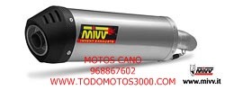 Escape MIVV Kawasaki Z 750 2004-2006 OVAL TITANIO,COPA CARBONO