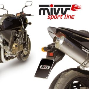 Escape MIVV Kawasaki Z 750 2004-2006 OVAL TITANIO