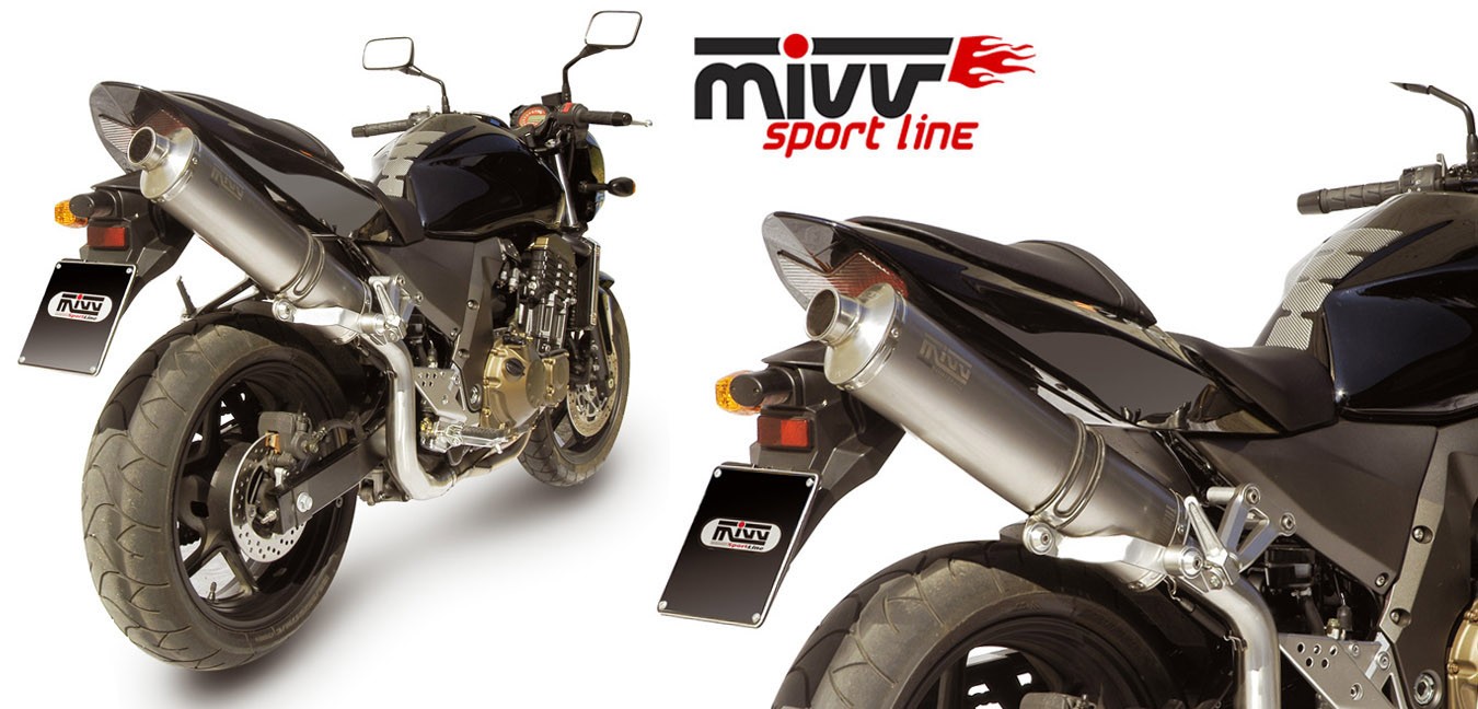 Escape MIVV Kawasaki Z 750 2004-2006 OVAL TITANIO