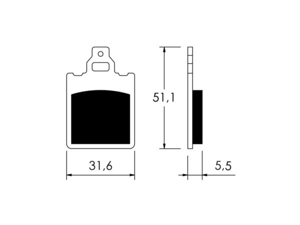 APRILIA - Jgo pastillas Skipper 125, Eaglet -