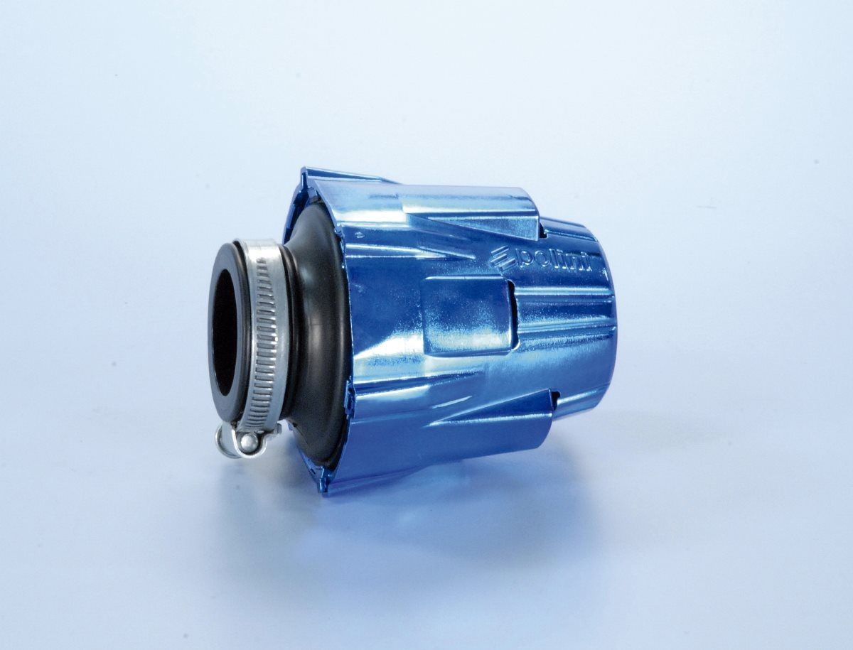 Air Box Polini AZUL CROMADO RECTO D.32 para CARB. PHBG (2030110)