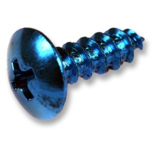 Kit 12 tornillos r/chapa M6x20. Azul