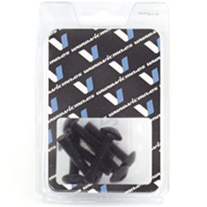 Kit 6 tornillos allen c/alomada M5x20mm. Negro