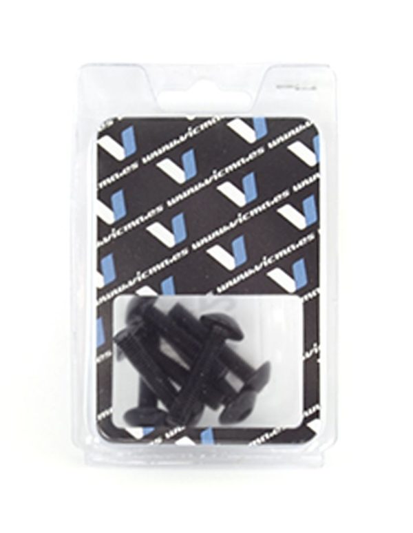 Kit 6 tornillos allen c/alomada M5x20mm. Negro