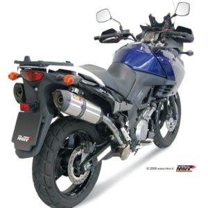 SUZUKI - Escape MIVV Suzuki DL V-STROM 1000 (2005+) Suono acero inox, copa cónica en carbono -