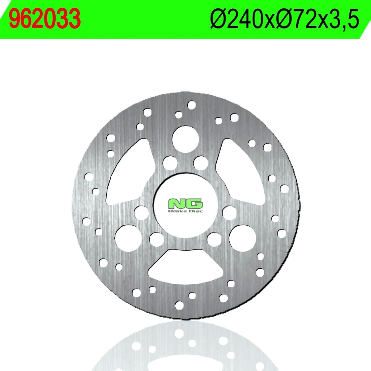 Disco de freno NG 033 Ø240 x Ø72 x 3.5