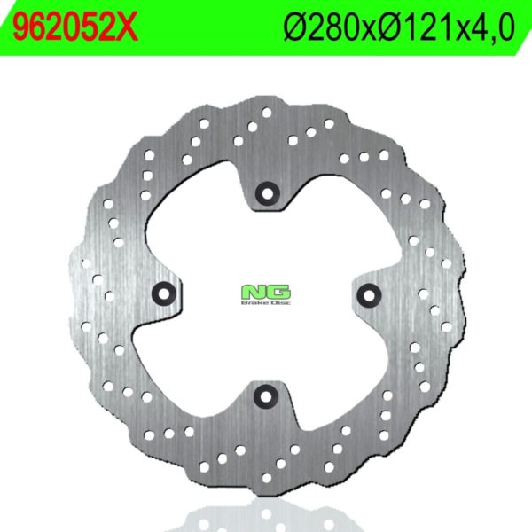 Disco de freno NG ondulado052X Ø280 x Ø121 x 4