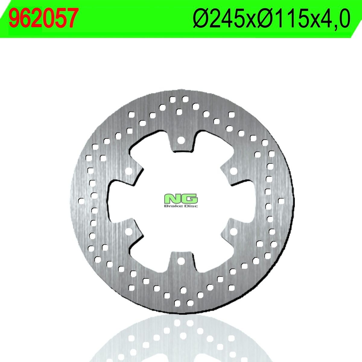 Disco de freno NG 057 Ø245 x Ø115 x 4