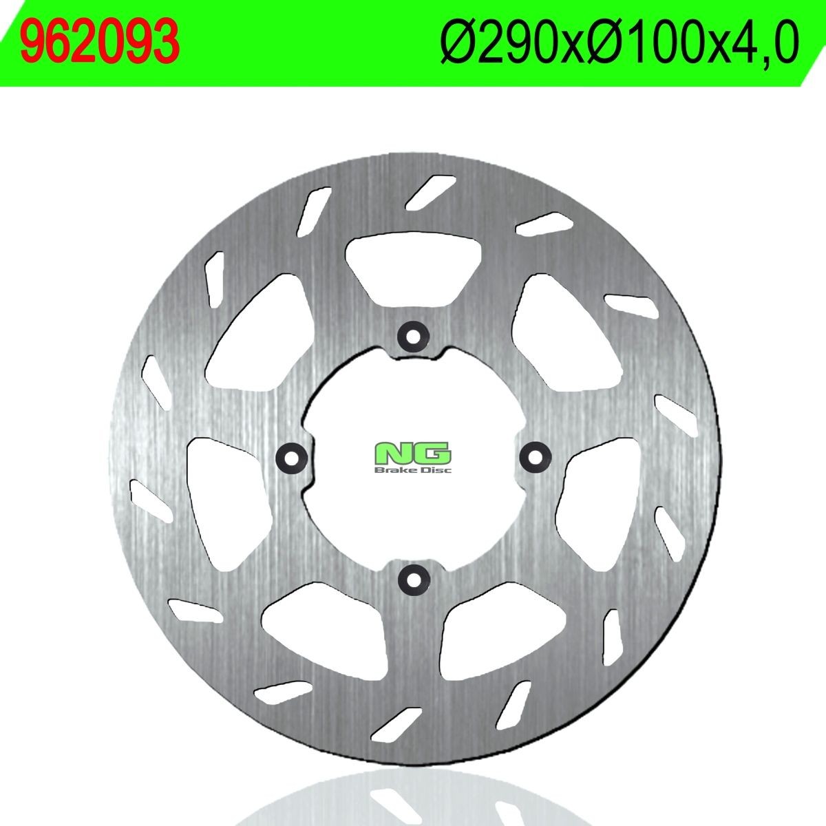 Disco de freno NG 093 Ø290 x Ø100 x 4