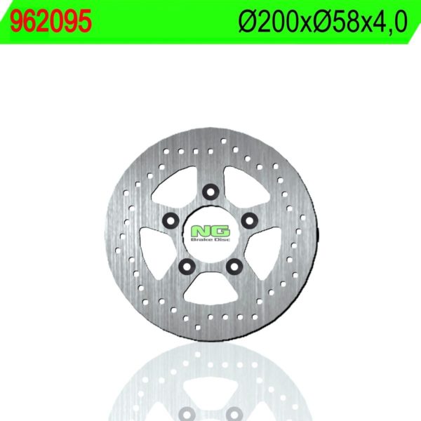 Disco de freno NG 095 Ø200 x Ø58 x 4