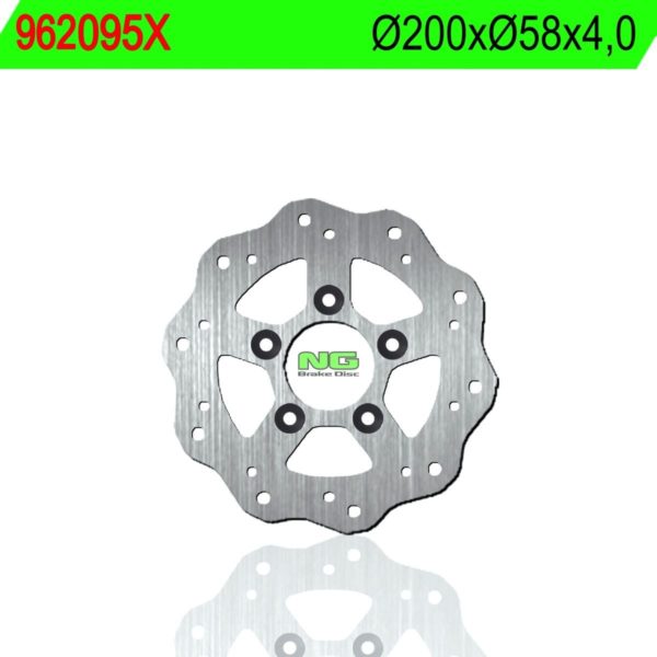 Disco de freno NG ondulado 095X Ø200 x Ø58 x 4