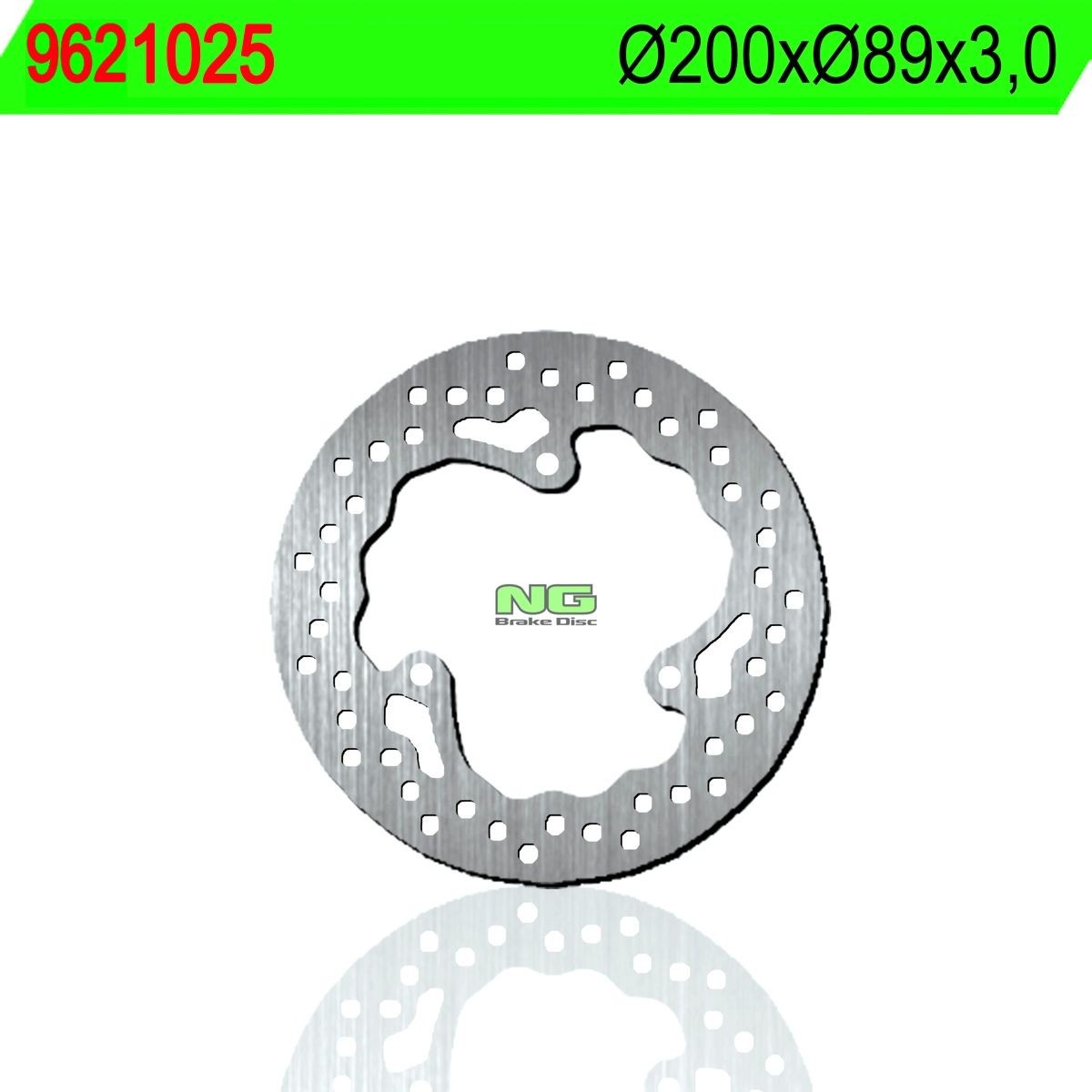 Disco de freno NG 1025 Ø200 x Ø89 x 3