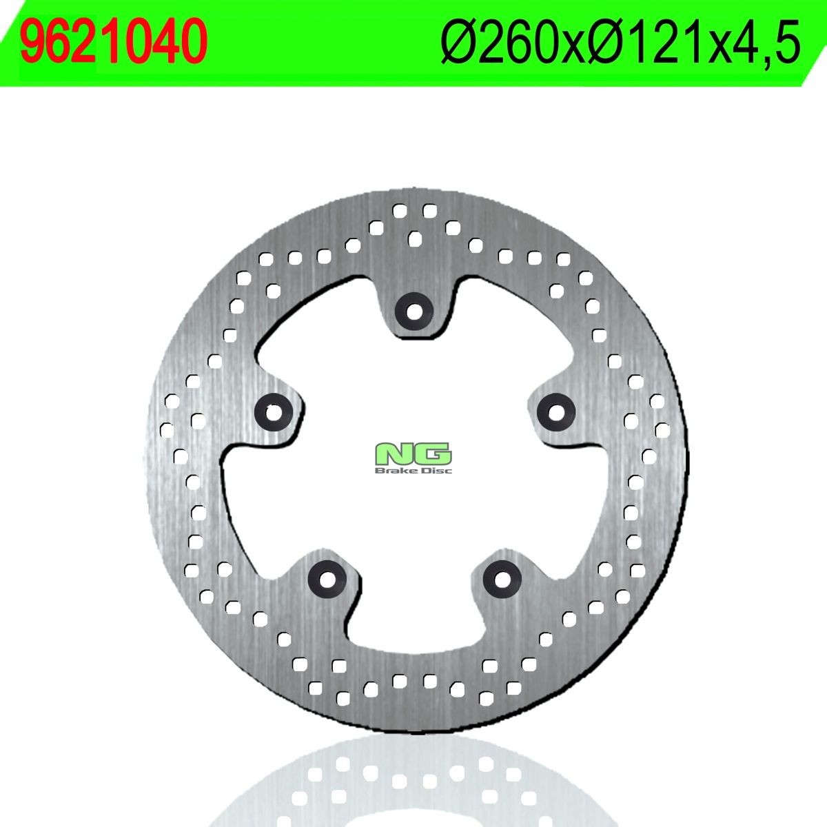 Disco de freno NG 1040 Ø260 x Ø121 x 4.5