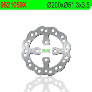 Disco de freno NG ondulado 1059X Ø200 x Ø51 x 3,5
