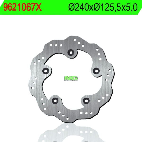 Disco de freno NG ondulado 1067X Ø240 x Ø125,5 x 5