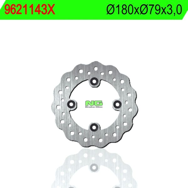 Disco de freno NG ondulado 1143X Ø180 x Ø79 x 3