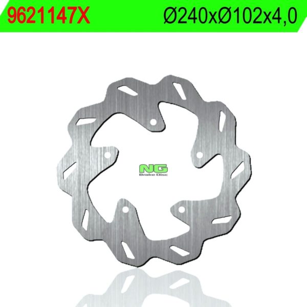 Disco de freno NG ondulado 1147X Ø240 x Ø102 x 4