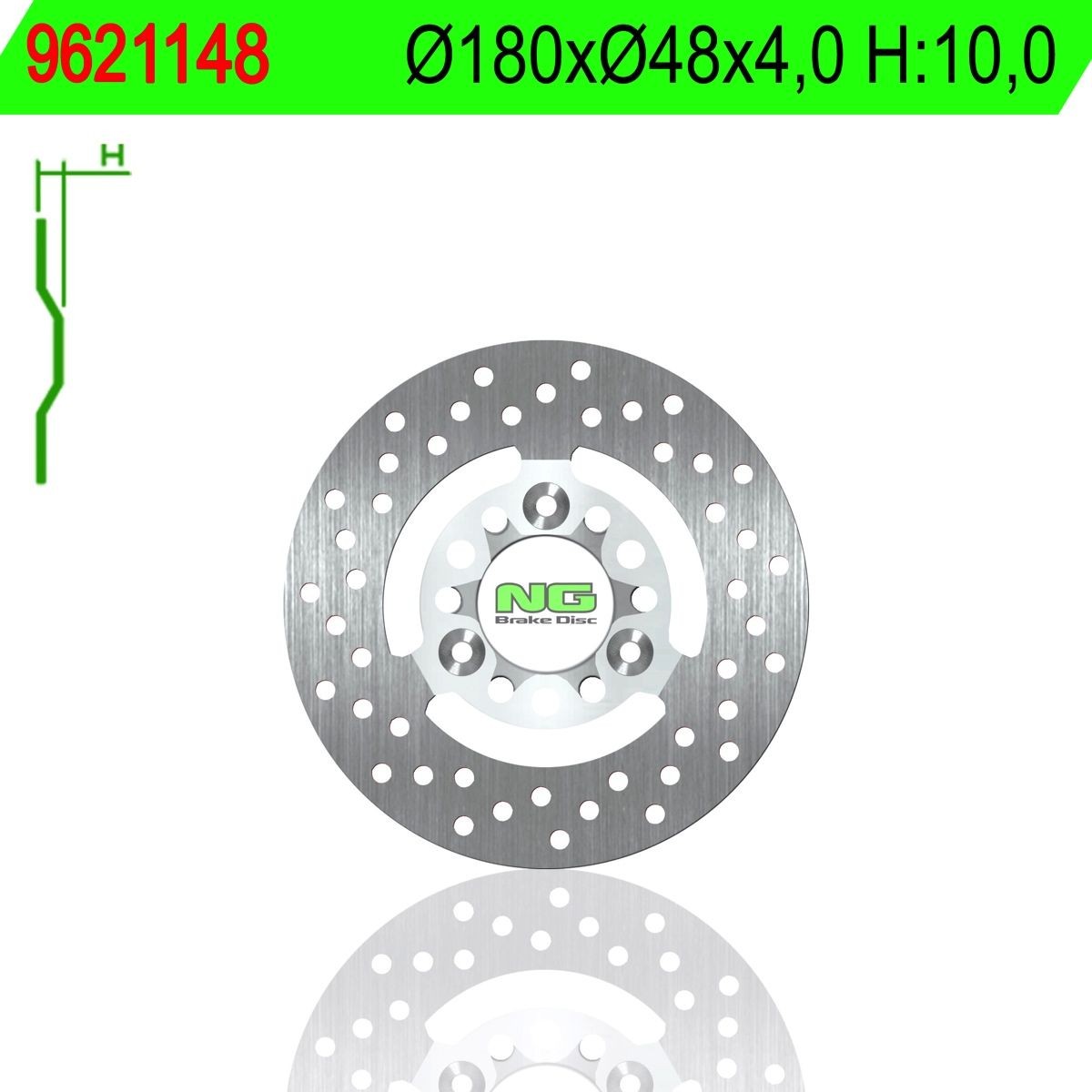 Disco de freno NG 1148 Ø180 x Ø48 x 4