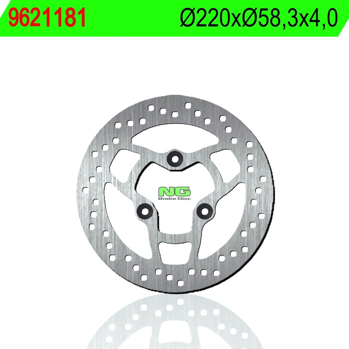 Disco de freno NG 1181 Ø220 x Ø58.25 x 4