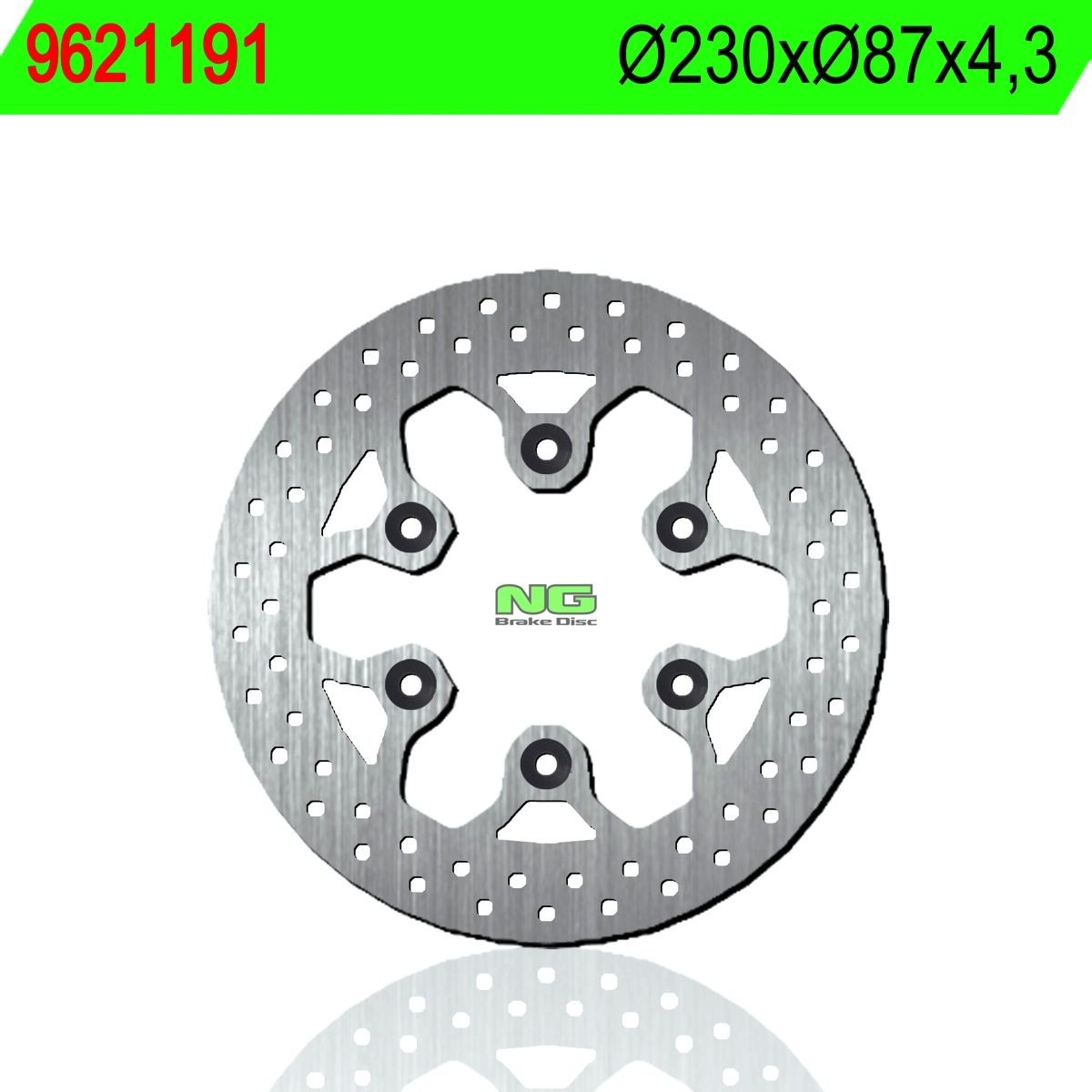 Disco de freno NG 1191 Ø230 x Ø87 x 4.35