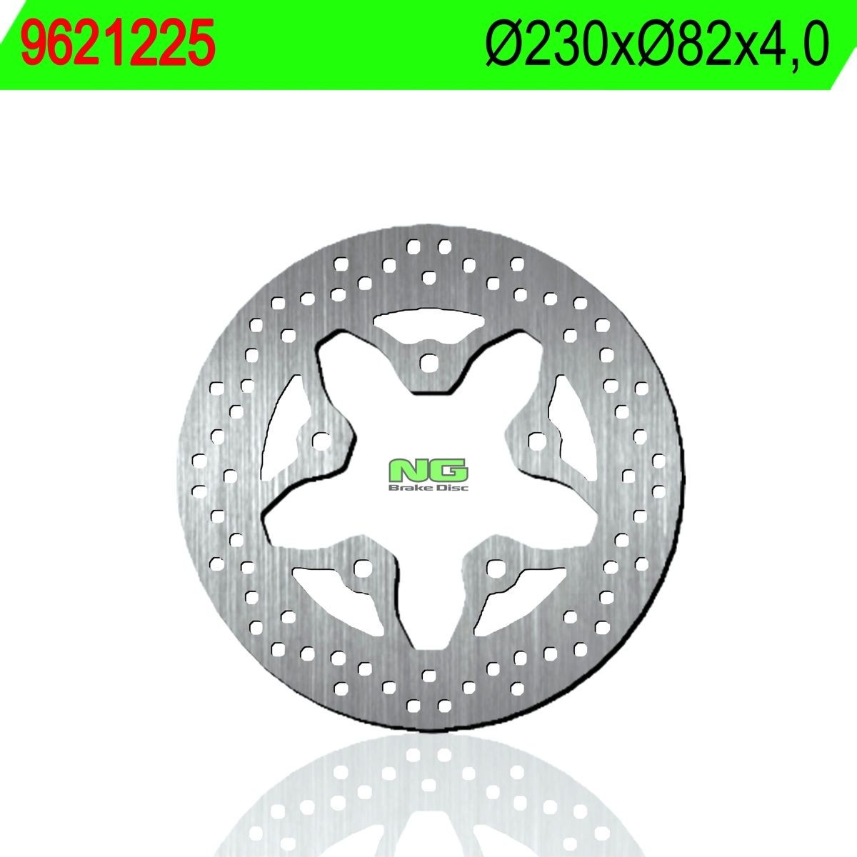 Disco de freno NG 1225 Ø230 x Ø82 x 4
