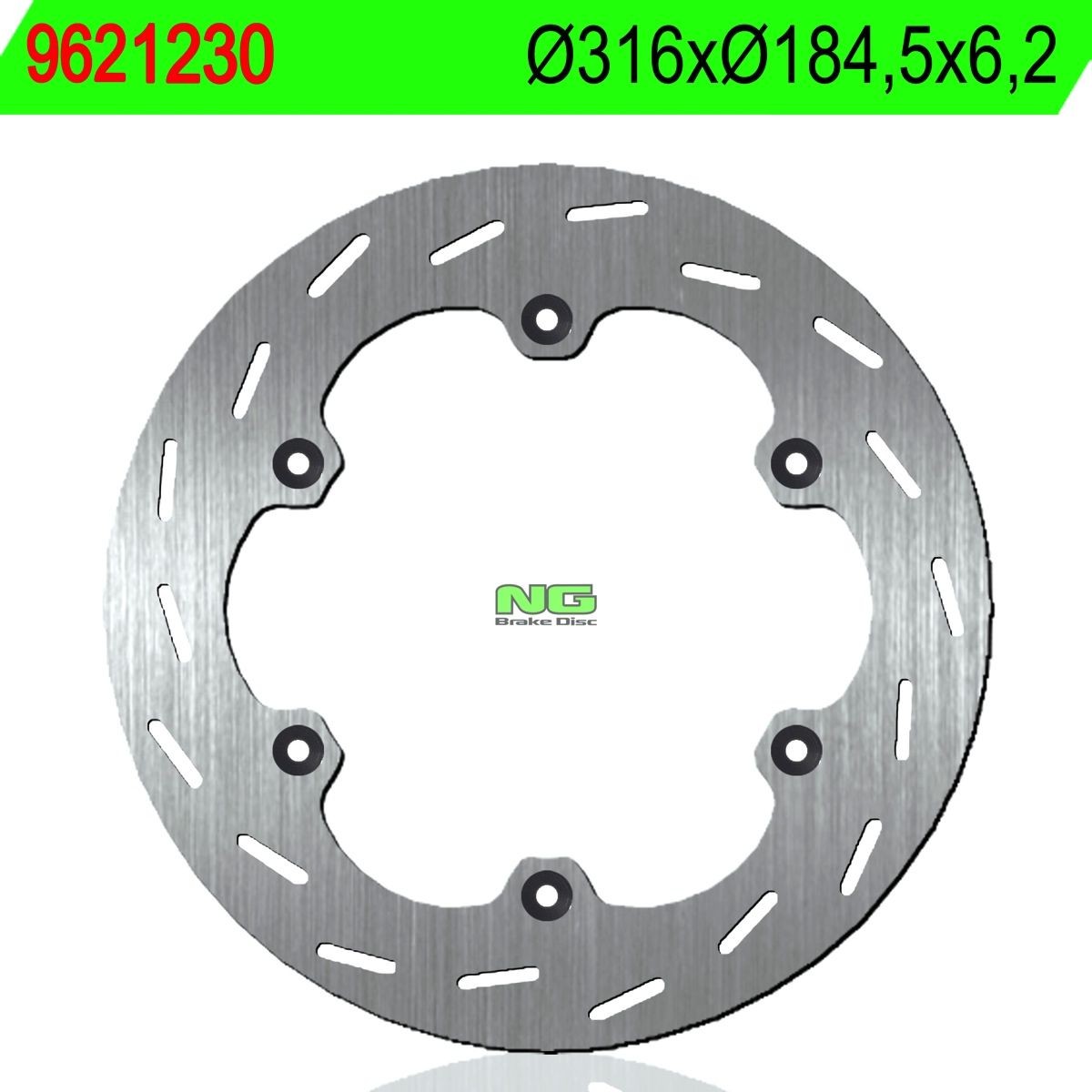 Disco de freno NG 1230 Ø315 x Ø184.5 x 6.2