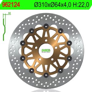 Disco de freno NG 124 Ø310 x Ø64 x 4