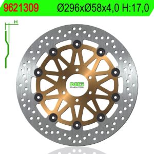 Disco de freno NG 1309 Ø296 x Ø58 x 4