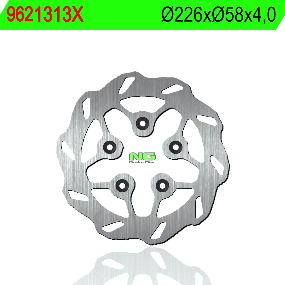 Disco de freno NG ondulado1313X Ø220 x Ø105 x 4