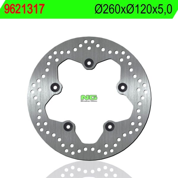 Disco de freno NG 1317 Ø260 x Ø120 x 5