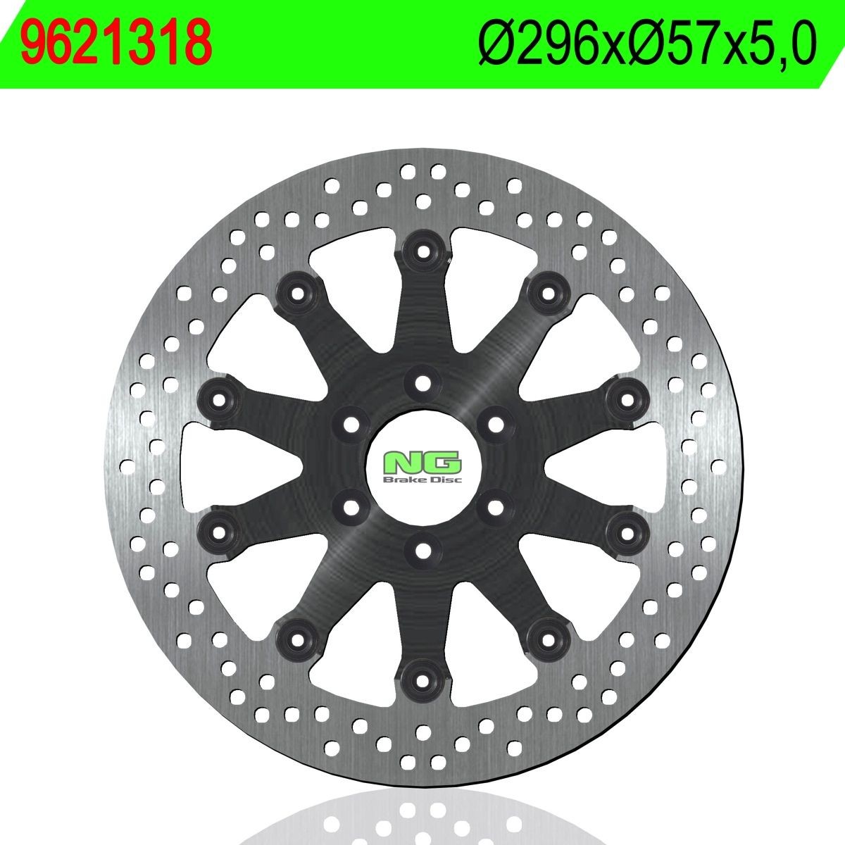 Disco de freno NG 1318 Ø296 x Ø57 x 5