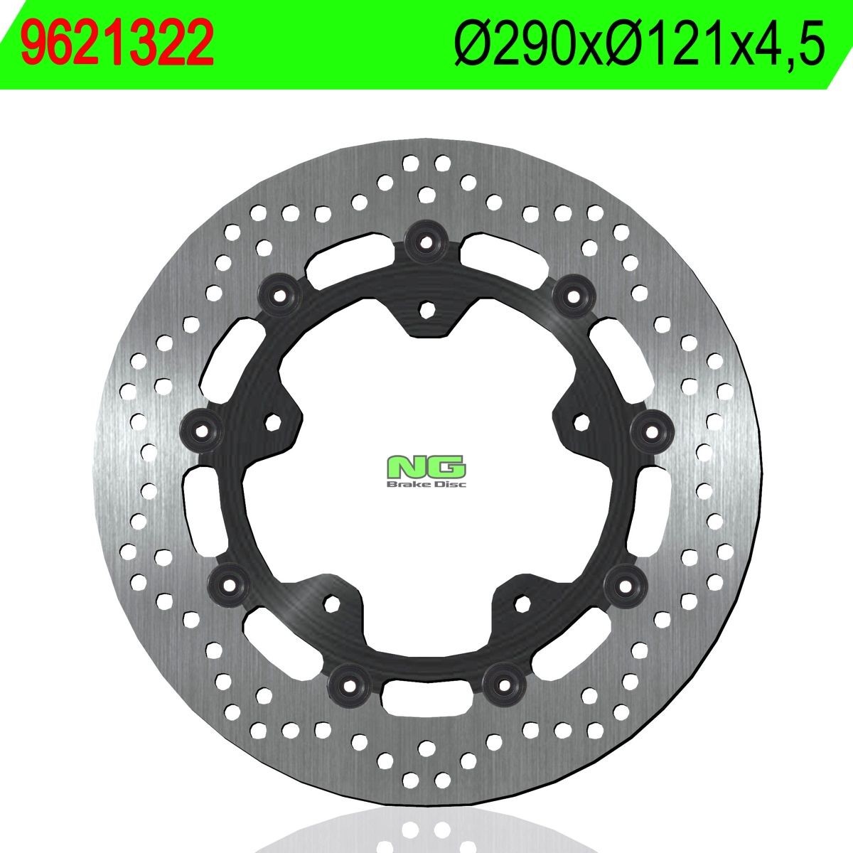 Disco de freno NG flotante1322 Ø290 x Ø121 x 4.5