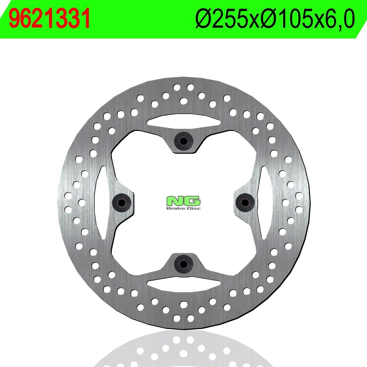 Disco de freno NG ondulado1331 Ø255 x Ø105 x 6