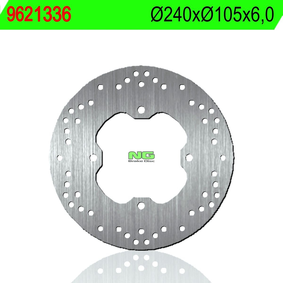 Disco de freno NG 1336 Ø240 x Ø105 x 6