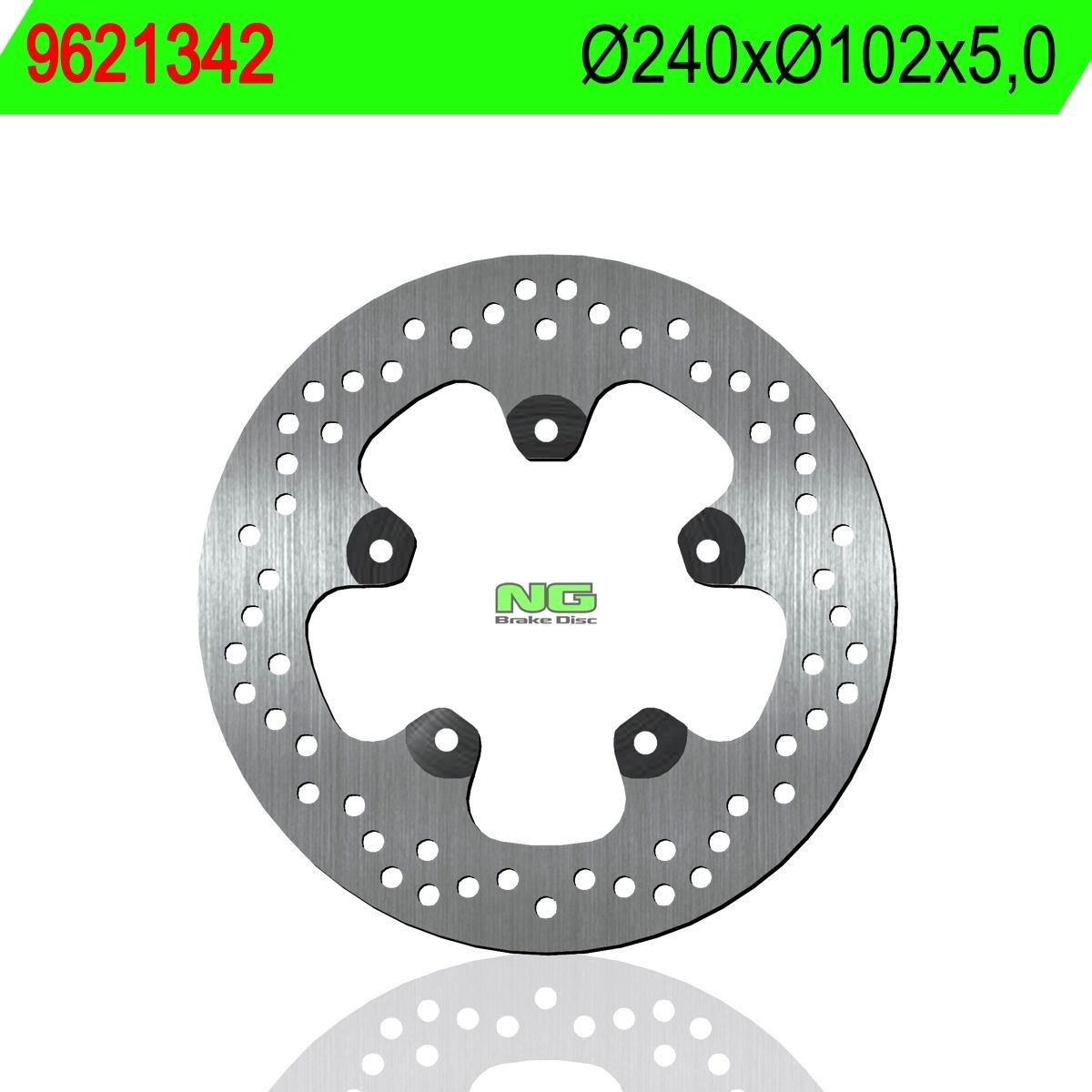 Disco de freno NG 1342 Ø240 x Ø102 x 5