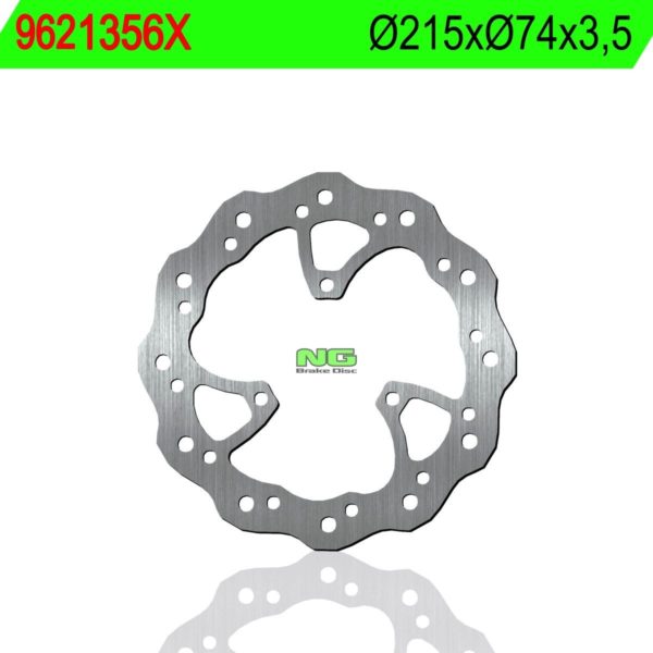 Disco de freno NG ondulado 9621356X Ø215 x Ø74 x 3.5