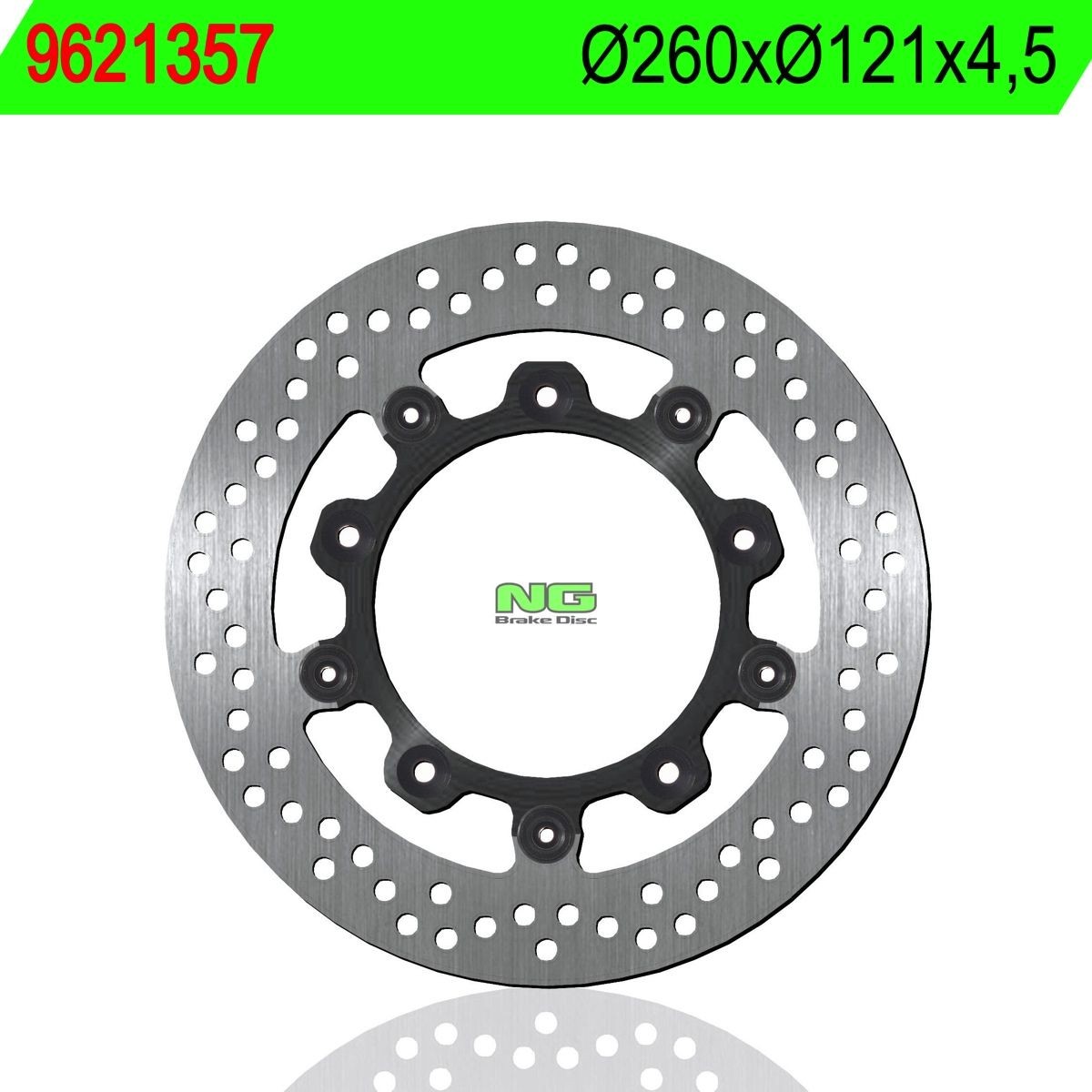 Disco de freno NG flotante 9621357 Ø260 x Ø121 x 4,5