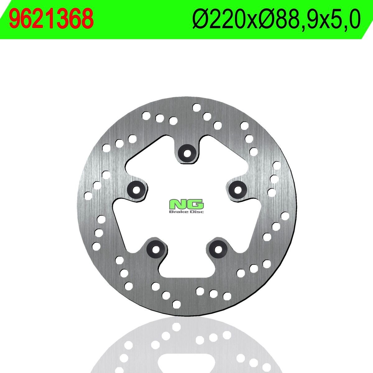 Disco de freno NG 9621368 Ø220 x Ø88.9 x 5