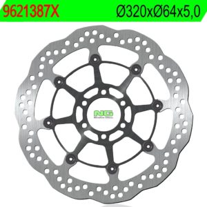 Disco de freno NG ondulado 1387x Ø320 x Ø64 x 5