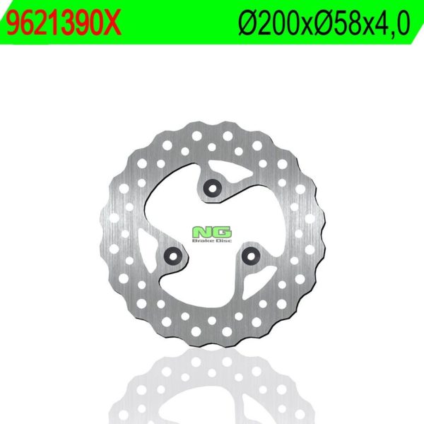 Disco de freno NG ondulado 1390x Ø200 x Ø58 x 4